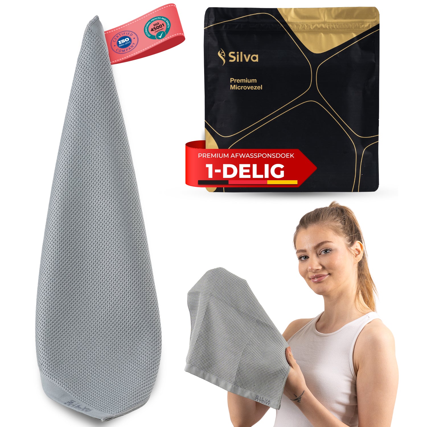 Silva Wafeldoek Microvezel