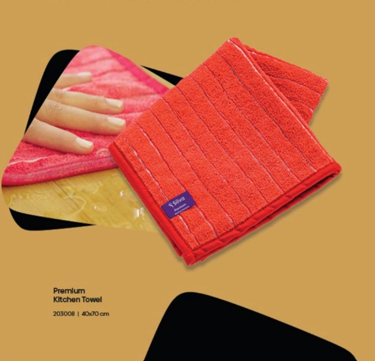 Silva Mikrofiber Premium Mutfak Havlusu - 40x70 cm