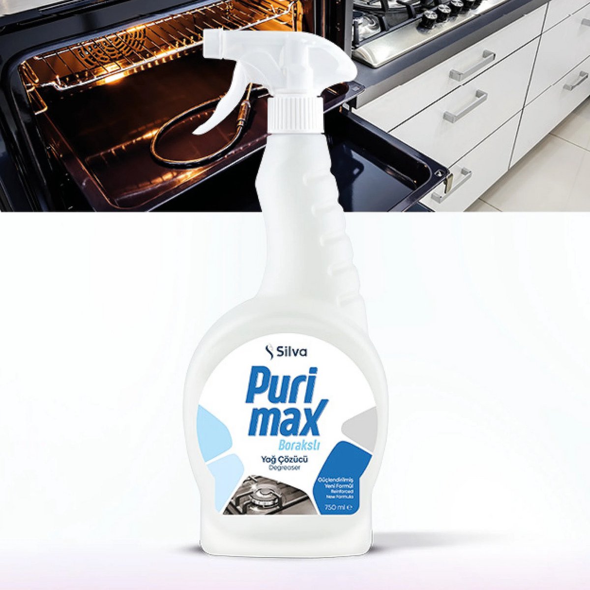 Silva - Purimax - Degreaser 750 ml - Güçlü yağ sökücü - Vegan