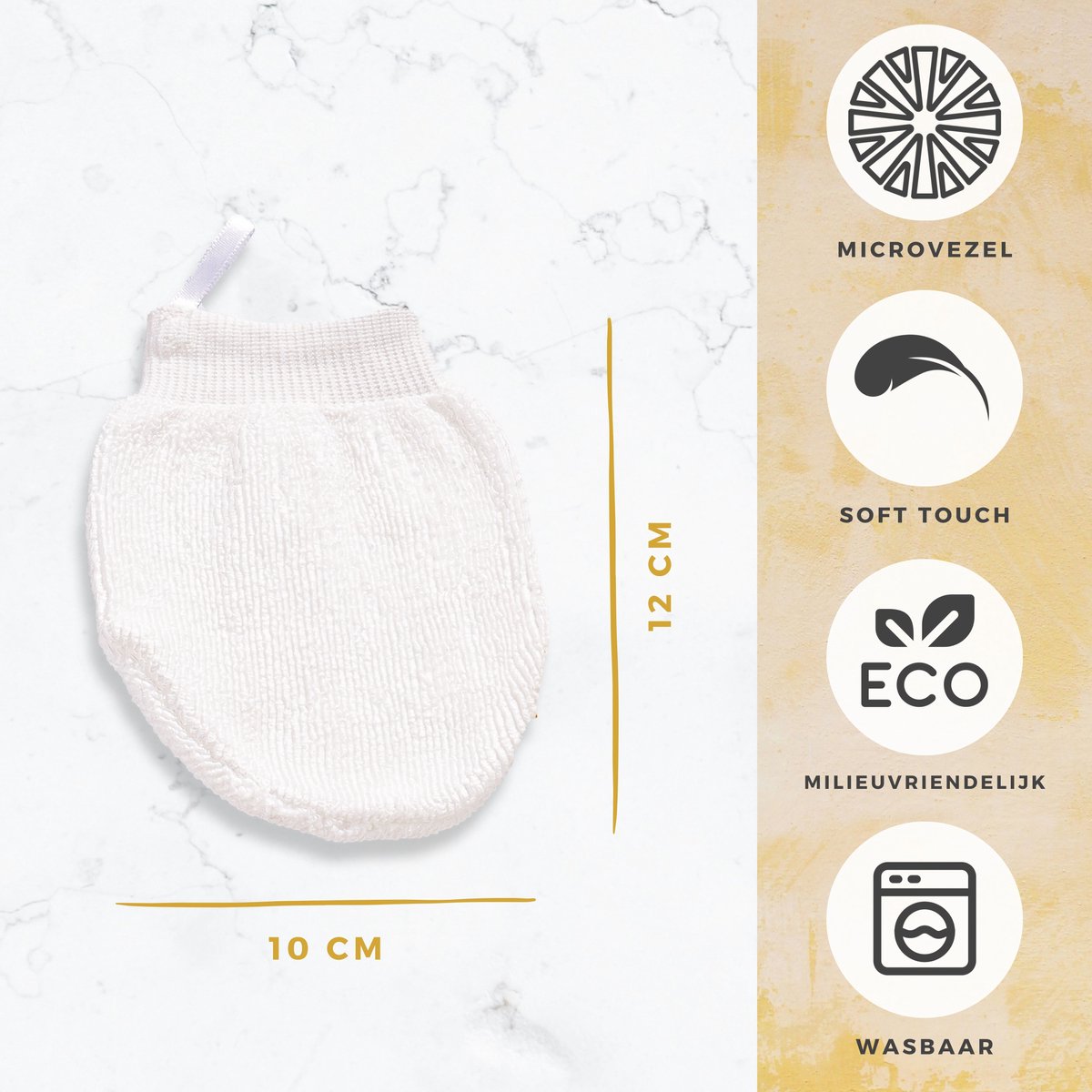 Mikrofaser-Gesichtsreinigungshandschuh