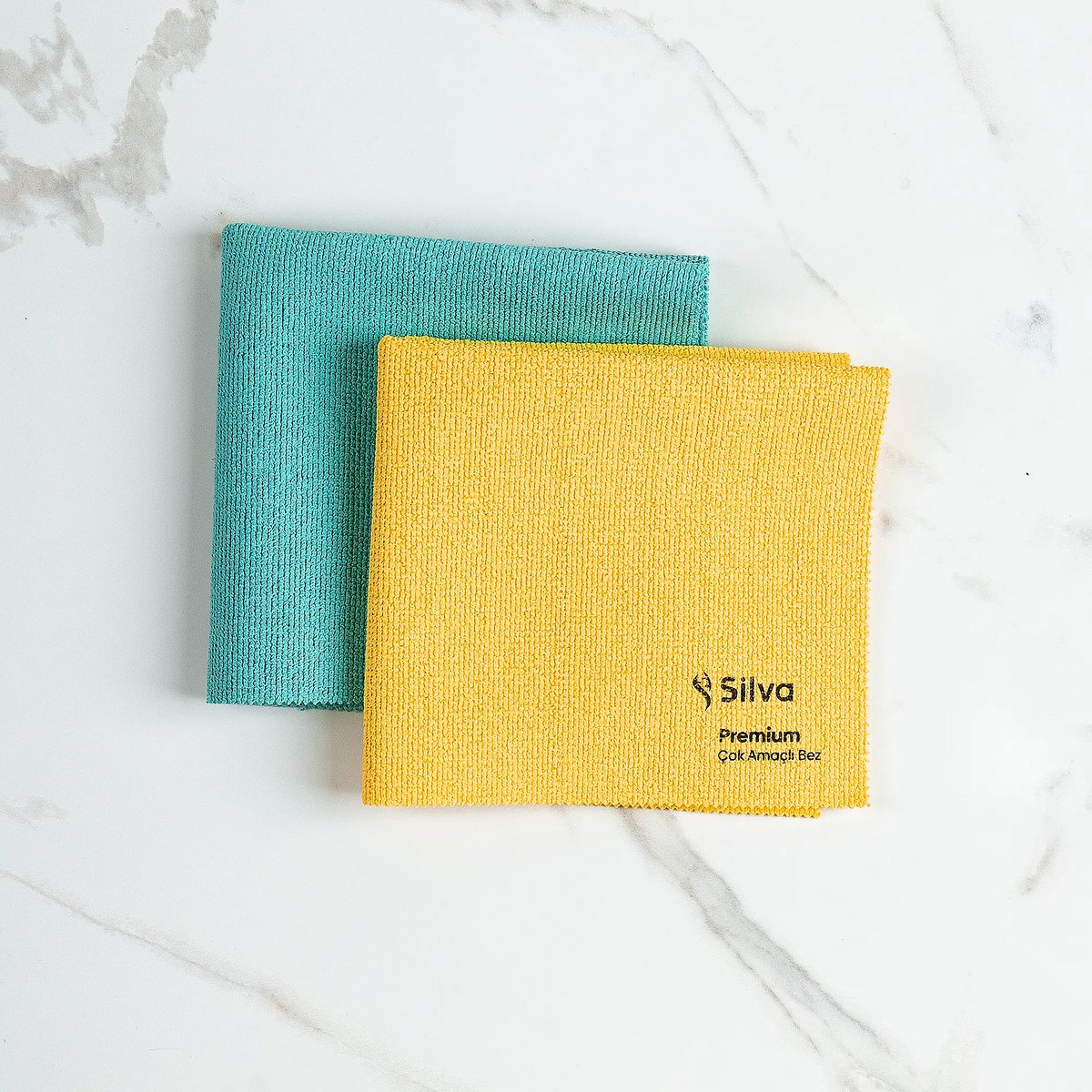 Silva Mikrofiber Bezler - Çok Amaçlı Temizlik Bezi - 2'li Paket