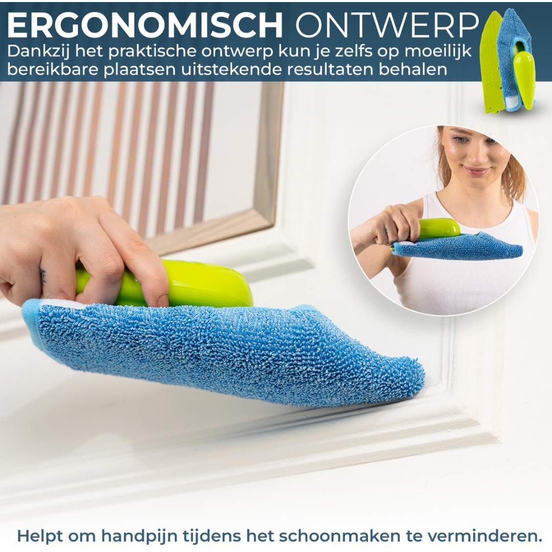 Silva Mikrofiber El Paspası – Köşeler, Halılar ve Mobilyalar İçin Mini Leke Temizleyici - Set Yok
