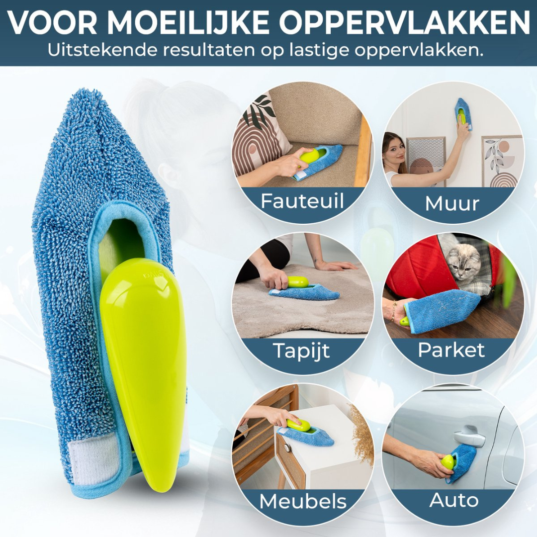 Silva Mikrofiber El Paspası – Köşeler, Halılar ve Mobilyalar İçin Mini Leke Temizleyici - Set Yok