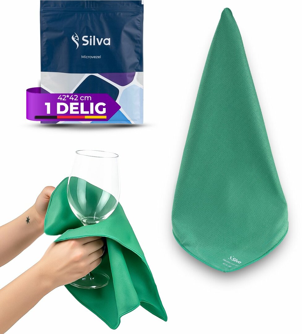 Microvezel Raamdoek - Groen