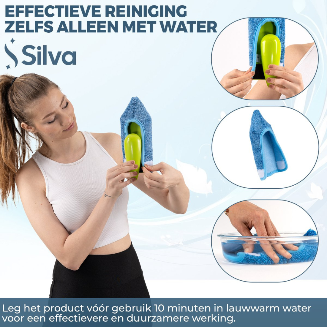 Silva Mikrofiber El Paspası – Köşeler, Halılar ve Mobilyalar İçin Mini Leke Temizleyici - Set Yok