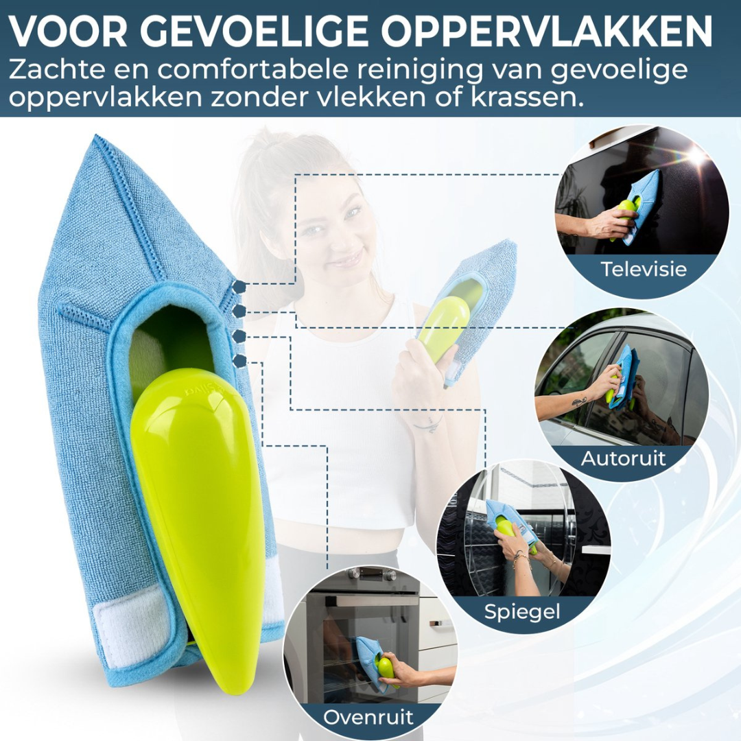 Silva Mikrofiber El Paspası – Köşeler, Halılar ve Mobilyalar İçin Mini Leke Temizleyici - Set Yok