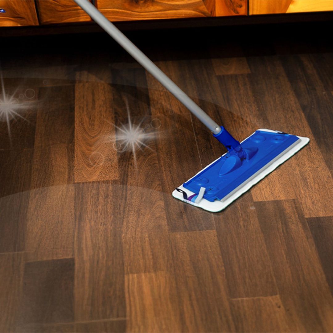 Silva Kombi-Bodenwischer – 2-in-1-Set zum Nass- und Trockenwischen