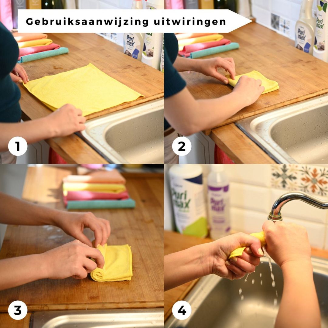 Premium-Mikrofaser-Küchentuch – Gelb