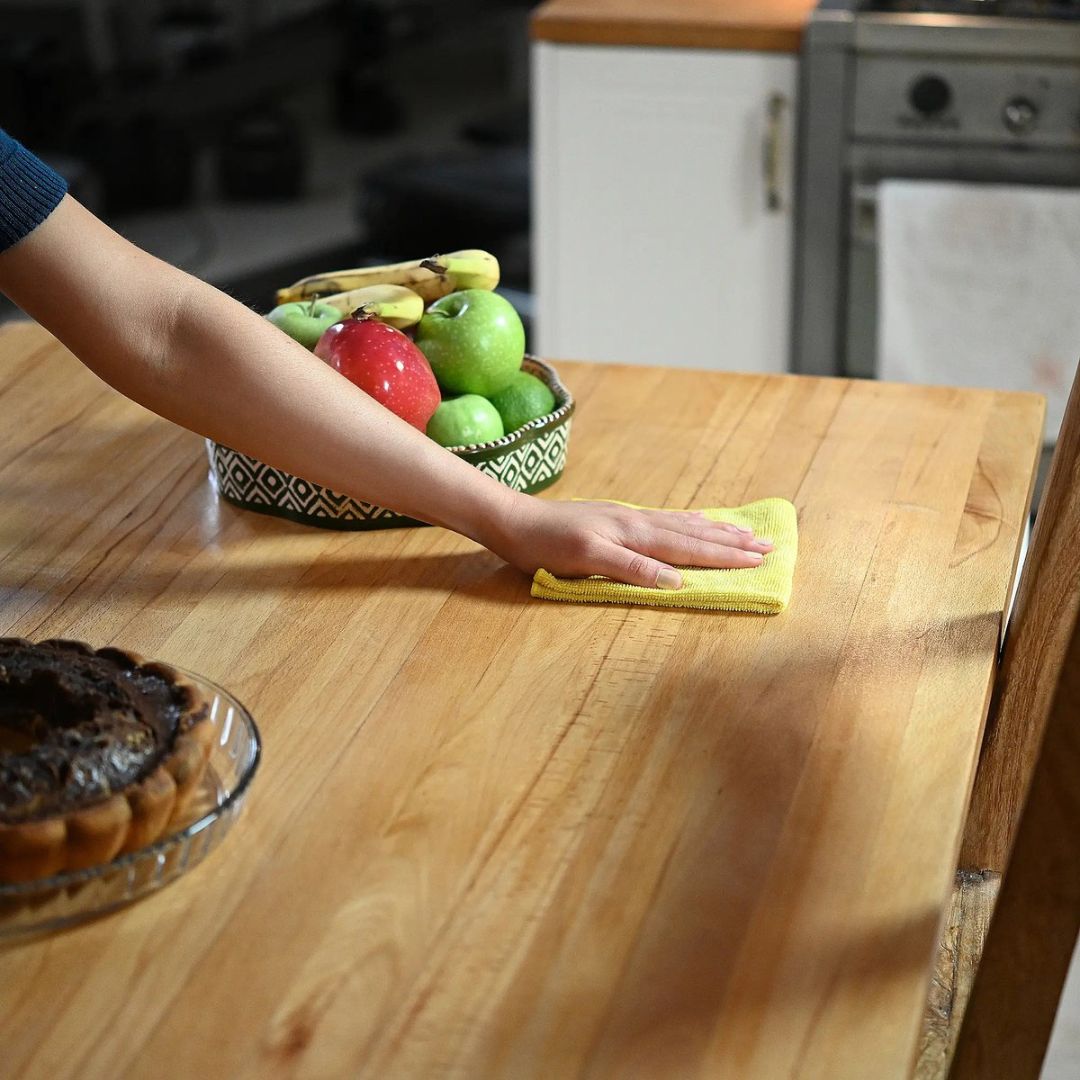 Premium Microvezel Keukendoek - Geel
