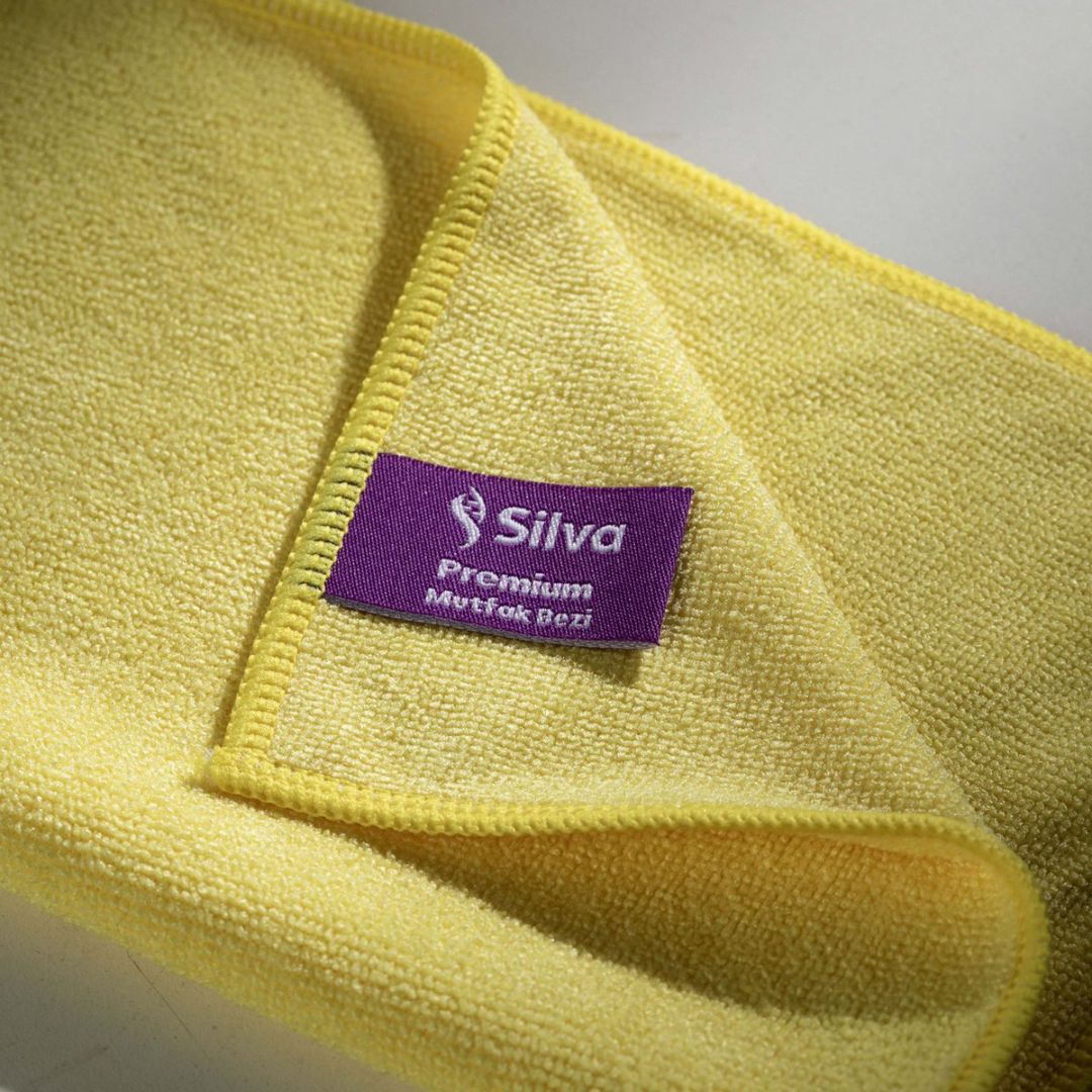 Silva Mikrofiber Temizlik Bezi Sarı
