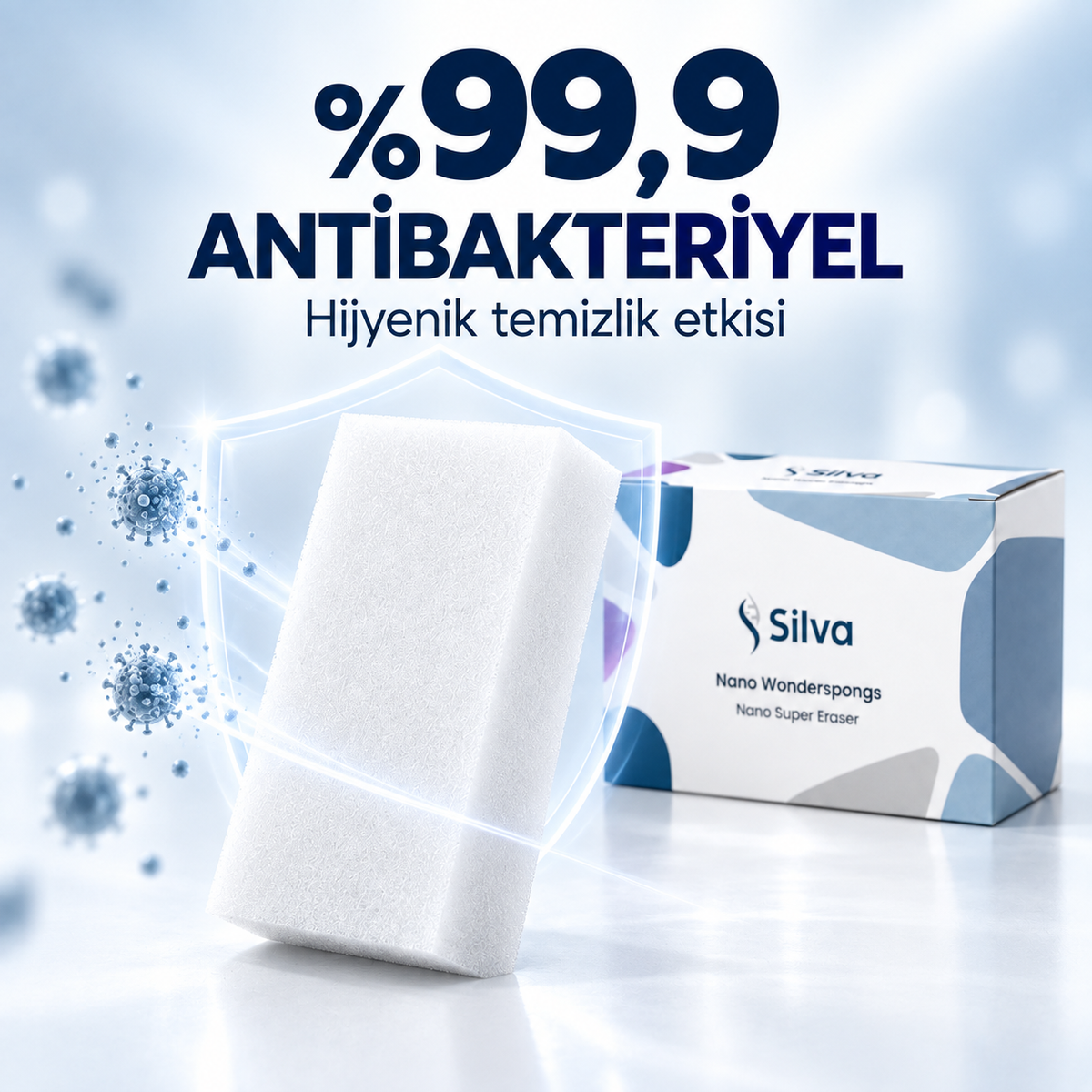 5'li Nano Sihirli Temizleme Süngeri