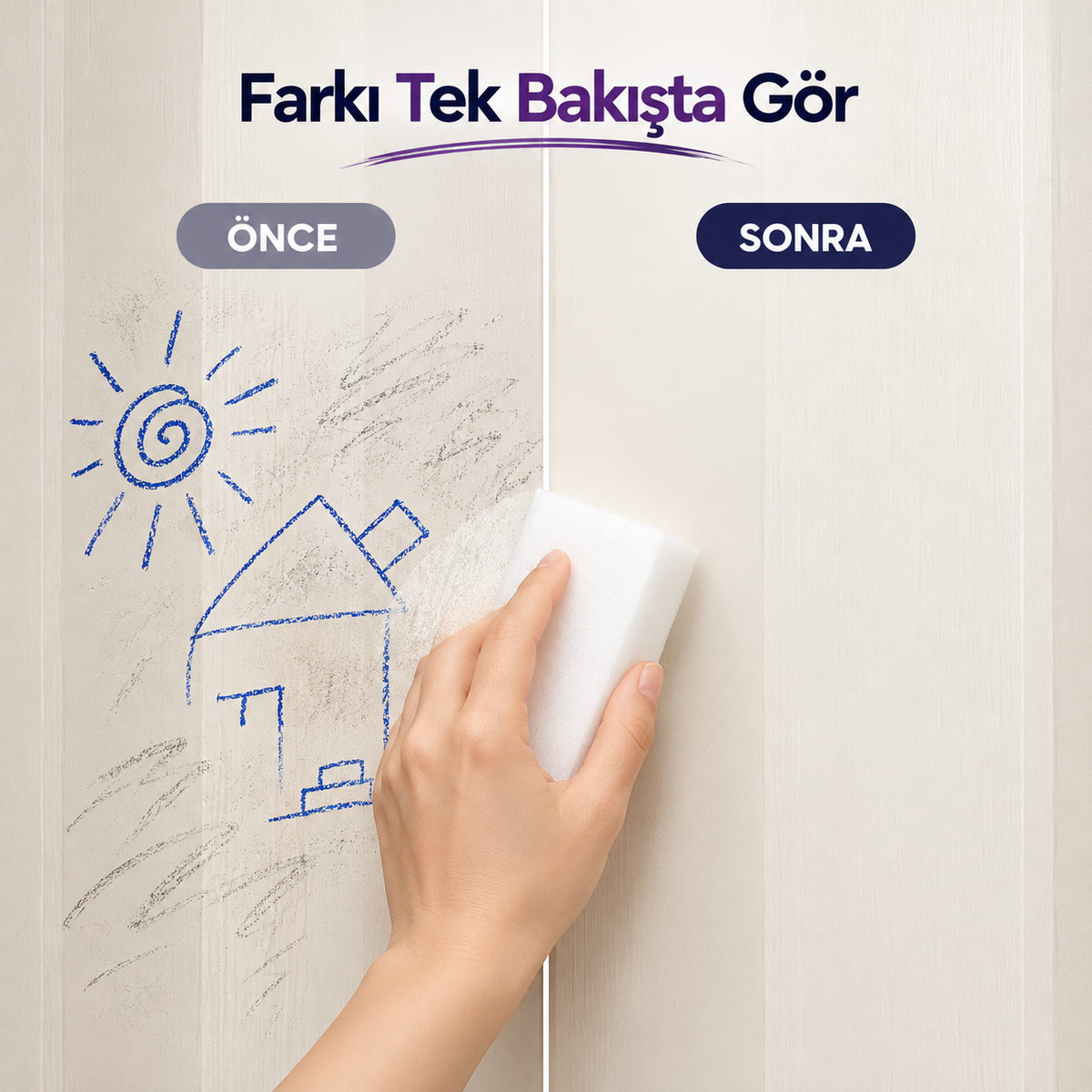 Nano Sihirli Temizleme Süngeri