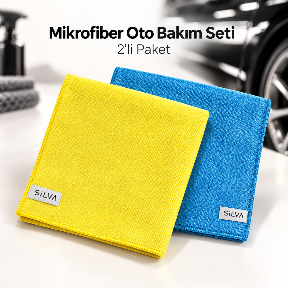 Mikrofiber Oto Bakım Seti - 2'li Paket