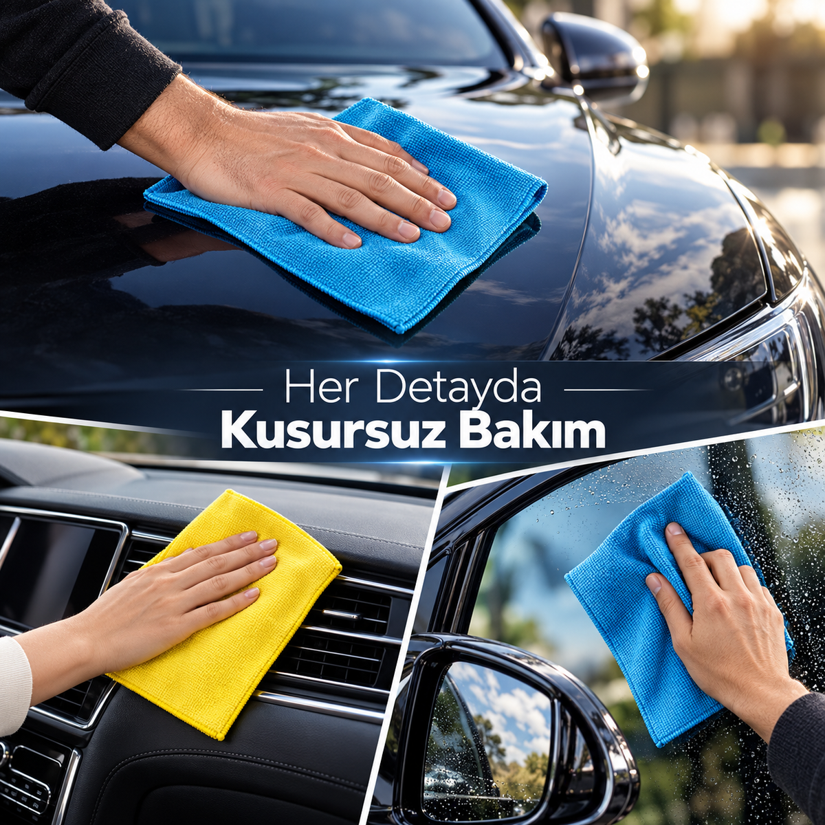 Mikrofiber Oto Bakım Seti - 2'li Paket