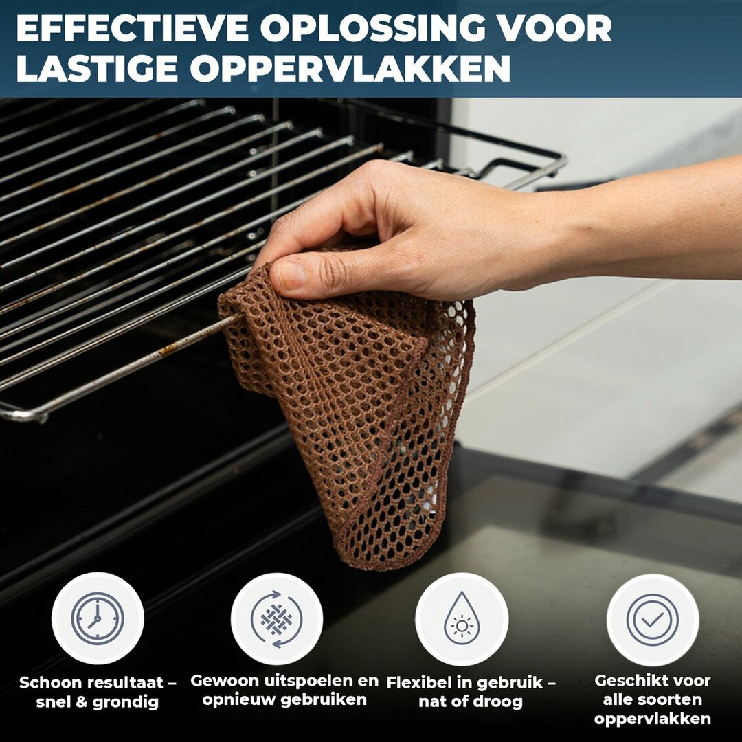 Mikrofiber Bulaşık Yıkama Filesi Bulaşık Bezi