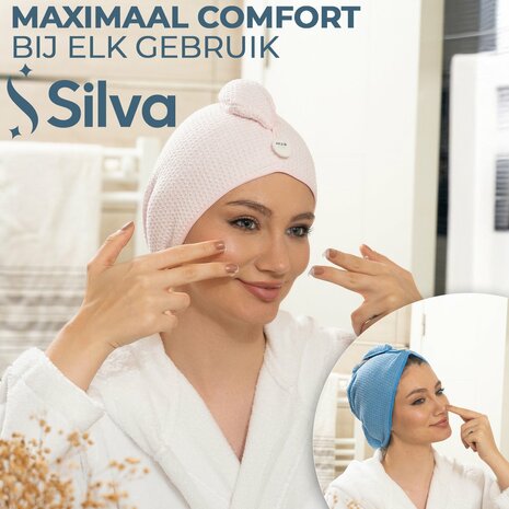 Microvezel Haarhanddoek - Roze