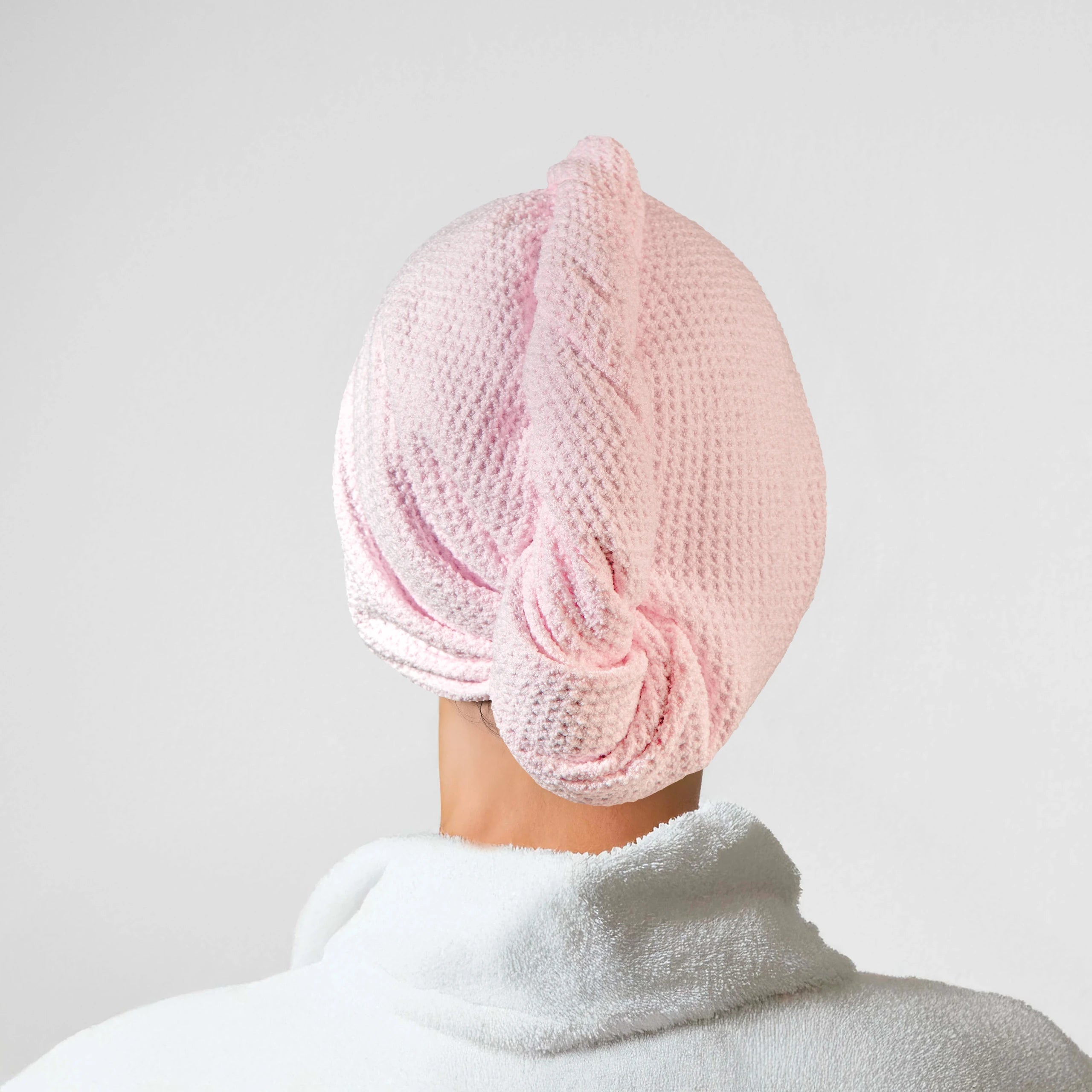 Mikrofaser-Haarhandtuch – Rosa