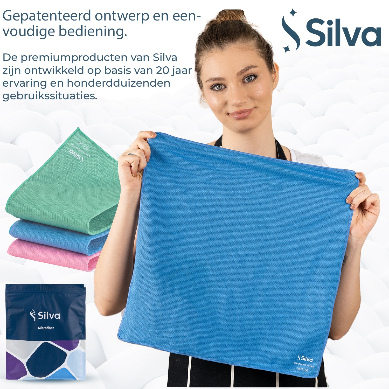 Silva Mikrofiber Pencere Bezi - Çok Renkli