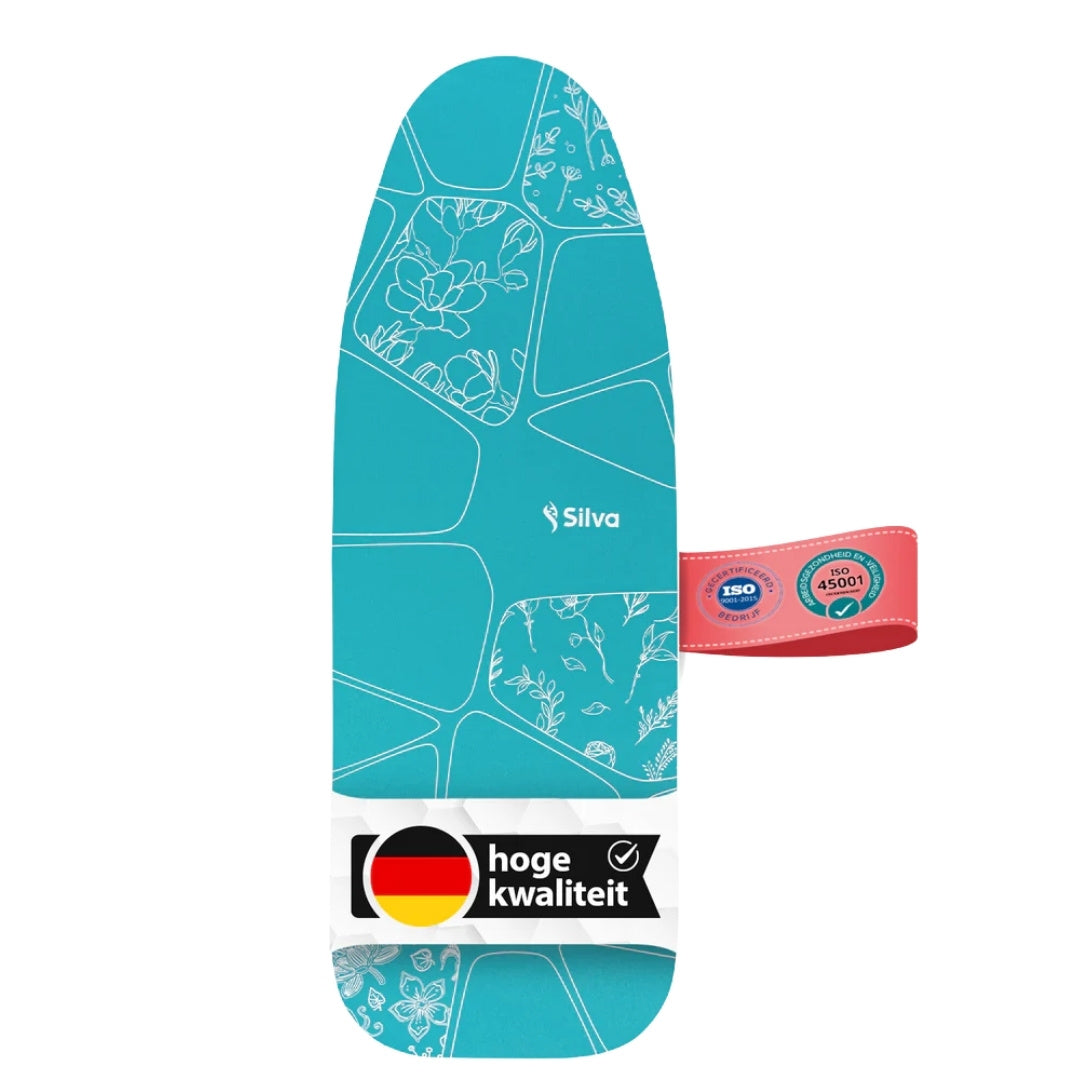 Strijkplankhoes - Molton - M - 117X37 cm - Turquoise