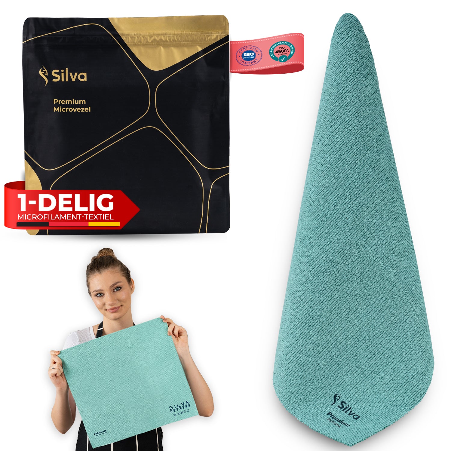 Silva Mikrofiber Bezler - Yeşil