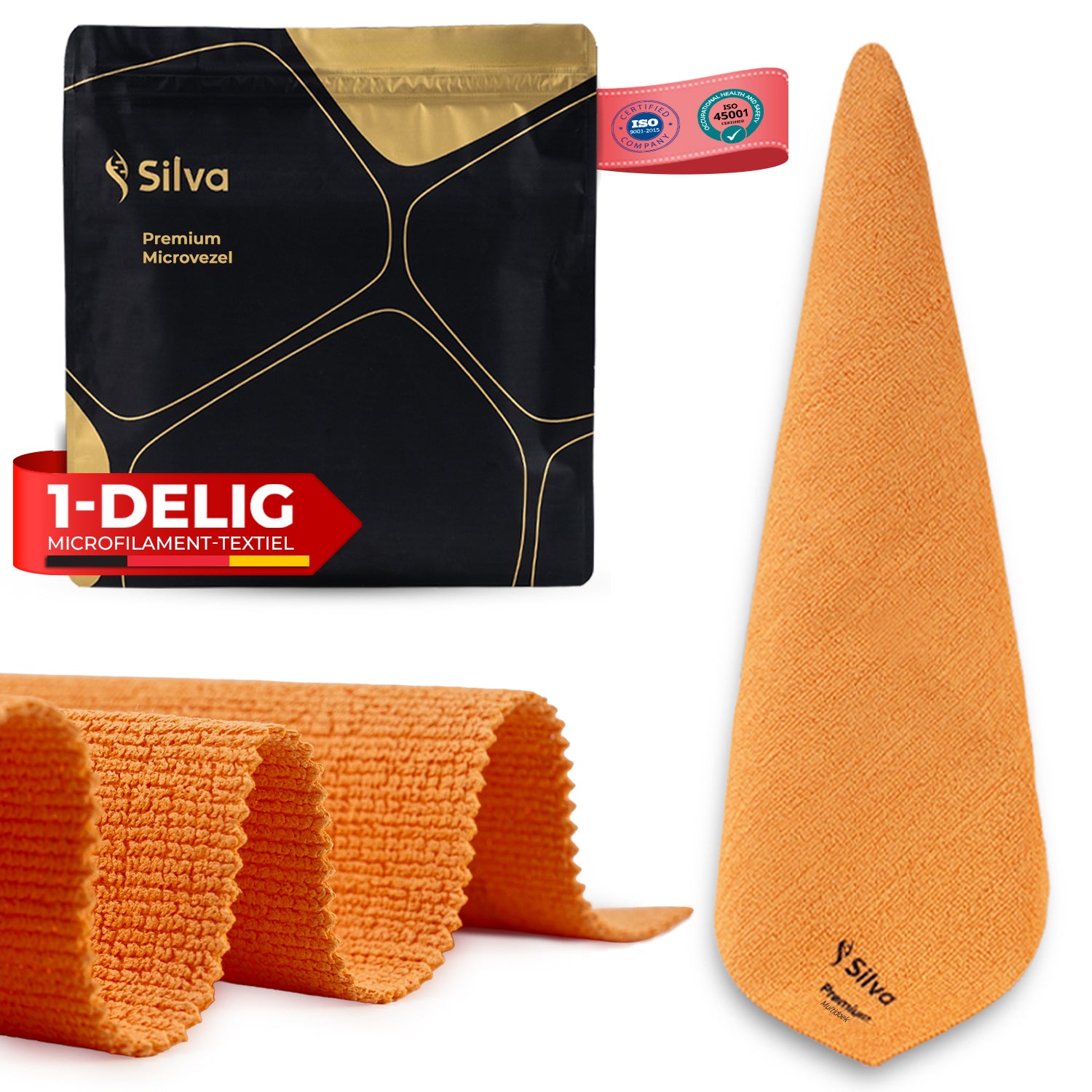 Silva Mikrofiber Bezler - Turuncu