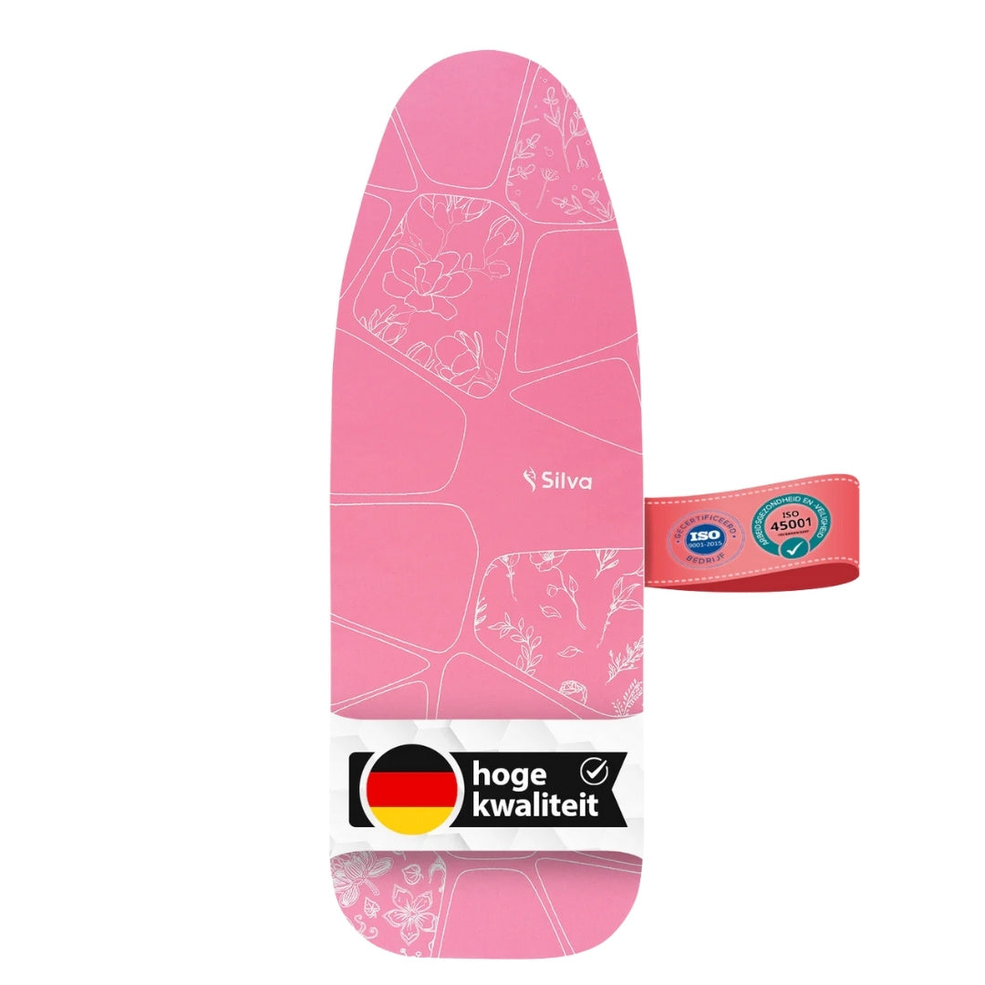 Strijkplankhoes - Molton - L - 127X46 cm - Roze