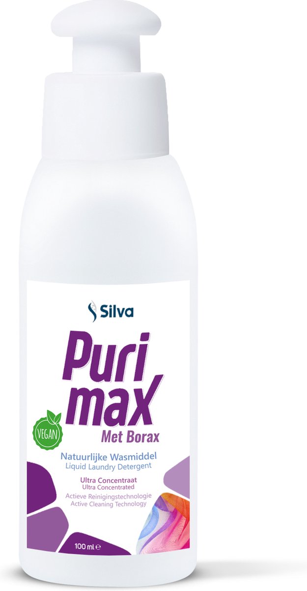 Silva - Purimax - Doğal Çamaşır Deterjanı - 100 ml - Konsantre - Vegan