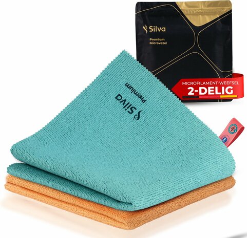 Microvezeldoekjes - Multifunctionele Reinigingsdoek - 2 Stuks