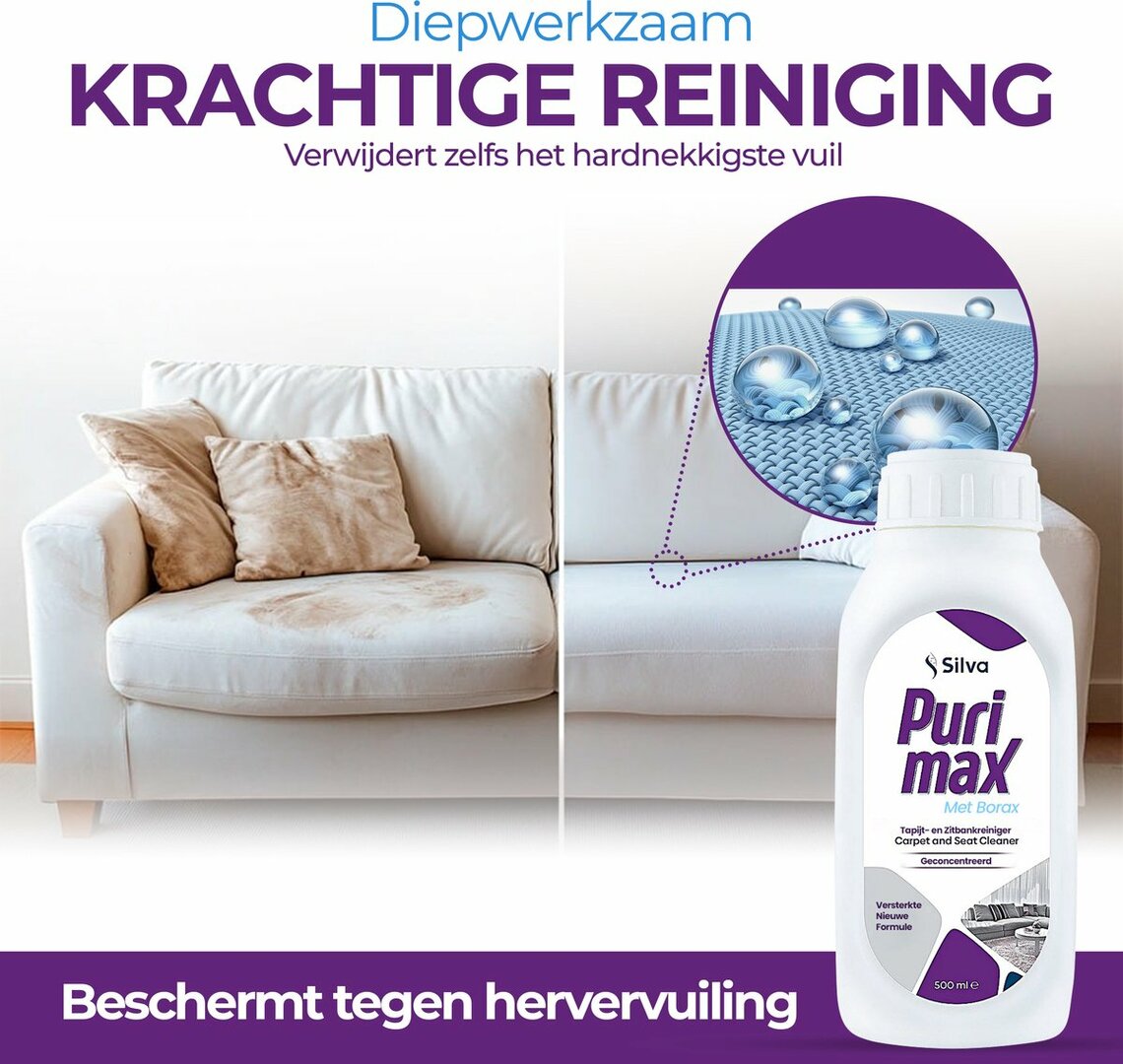 Purimax – Teppich- und Polsterreiniger 500 ml