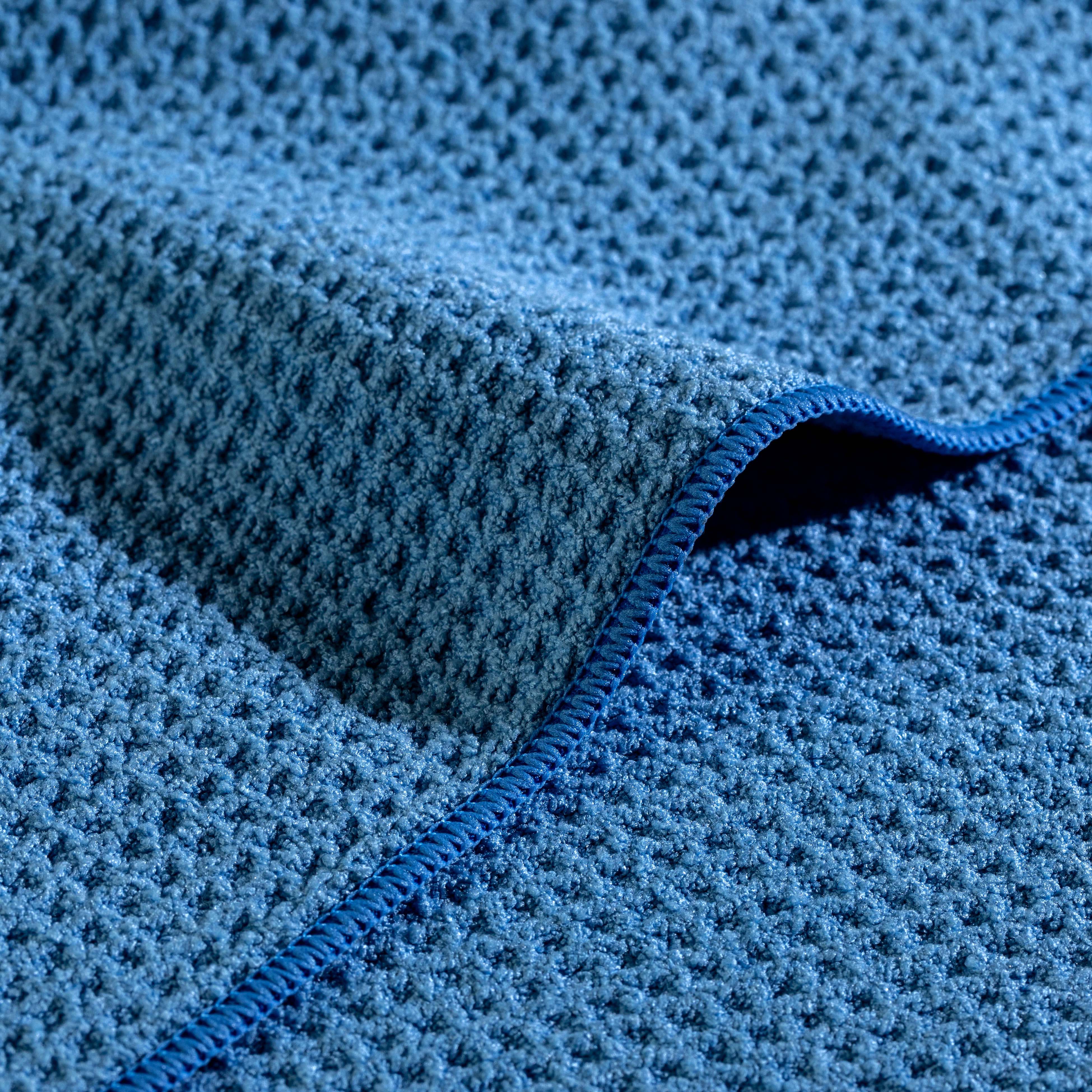 Mikrofaser-Haarhandtuch – Blau