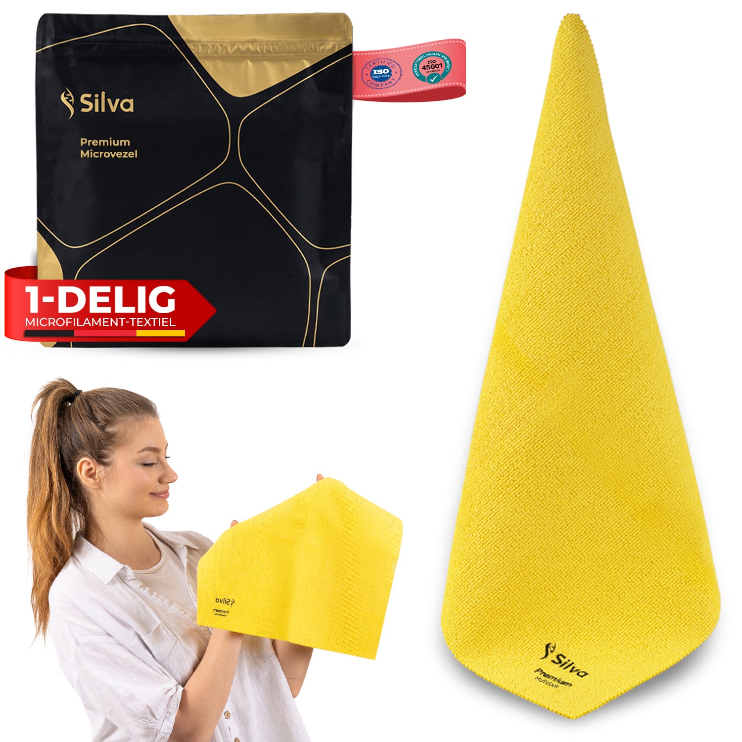 Silva Mikrofiber Bezler - Sarı
